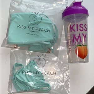 Bikini top, bottom and blender bottle